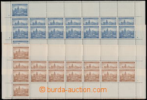 169048 - 1939 Pof.39-40, Krajiny, města (I. vydání) 10K modrá a 2
