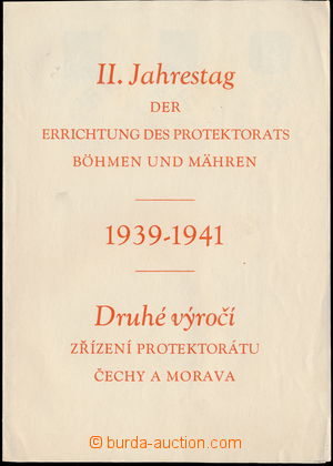 169099 - 1941 nálepní list II. JAHRESTAG DER ERRICHTUNG DES PROTEKT
