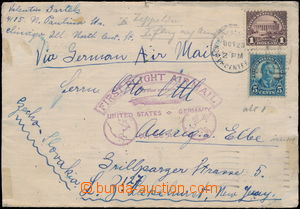 169127 - 1928 USA / AMERIKAFAHRT 1928 - zpětný let, Let-dopis adres
