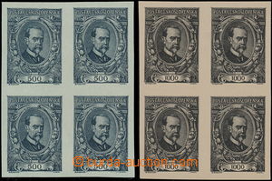 169233 -  Pof.141N-142N, 500h grey and 1000h brown, 4-bpoky without p