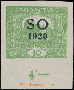 169248 -  Pof.SO4, 10h green, with lower margin and control-numbers, 