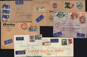 169273 - 1934-39 KEŇA, UGANDA, ZANZIBAR, NIGÉRIE  sestava 6ks Let-d