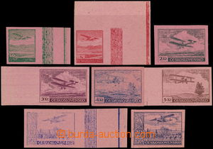 169300 - 1930 PLATE PROOF  Pof.L7-14, comp. 8 pcs of imperforated pla
