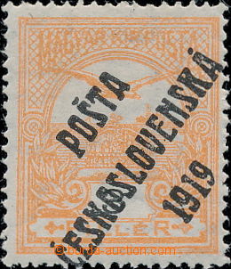 169303 -  Pof.91, 3f oranžová, I. typ, lehce decentrovaný přetisk