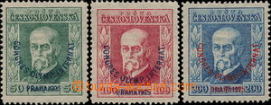169310 - 1925 Pof.180-182, Olympijský kongres, kompletní série; zk