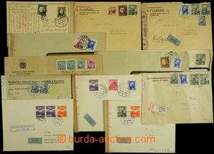 169324 - 1939-43 sestava 12ks dopisů, převážně zaslaných do Pro