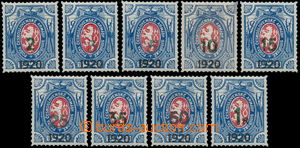 169330 - 1919 Pof.PP7-15, Lvíček s černým přítiskem letopočtu 