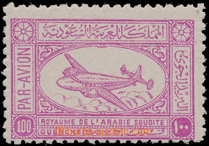 169593 - 1949 Mi.34, Airmail 100 Guerche, violet; luxury highest valu