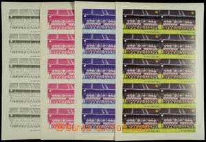 169610 - 1987 Mi.1069, DERBY COUNTY 2$, 4x complete counter sheets of