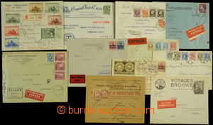 169653 - 1896-1941 comp. of 11 entires, mostly commercial sent as exp