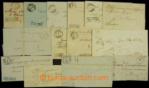 169676 - 1856-1865 comp. of 14 prephilatelic letters, postmark Belgra