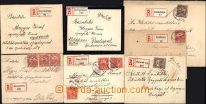 169680 - 1900-1904 comp. of 7 Reg letters with Turul frankings, CDS N