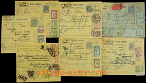 169682 - 1915-1918 7 larger parts of money and parcel cards, mostly w