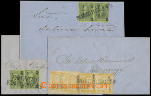 169715 - 1858-1868 3 letters from classic period; I. Republic 1856-18
