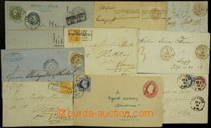 169728 - 1858-1866 comp. of 9 letters and COB, Hannover COB 1Gr + Mi.