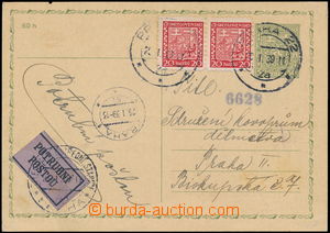 169740 - 1939 dopisnice CDV65 dofr. zn. Pof.250 (2x), DR PRAHA 22/ 25
