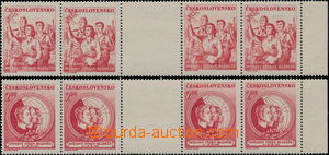 169864 - 1952 ZT  Pof.637Mv(4) + Pof.638Mv(4), Světový týden mlád