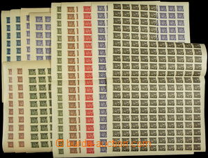 169877 - 1945 Pof.363-368, 370-371, Bratislavské vydání 50h-3K, 6K