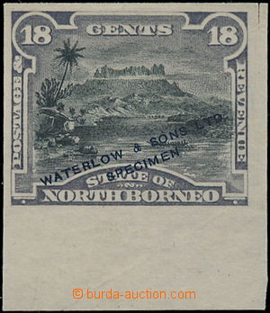 169941 - 1894 ZT SG.78, hodnota 18c Krajinky, zkusmý tisk s černým
