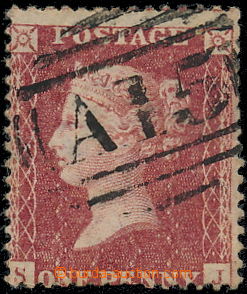 170070 - 1858-1860 SG.Z1, předběžná GB Viktorie 1P červeno / rů