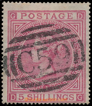 170072 - 1867 BRITISH POSTAL AGENCY - HAITI, SG.Z30, Viktorie 5Sh rů
