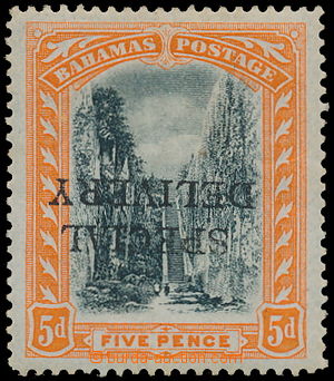 170085 - 1916 SG.S1c, 5P black / orange SPECIAL DELIVERY, INVERTED OV