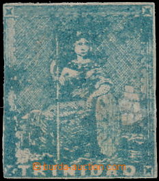 170097 - 1856 SG.16, Britannia 1P blue, so-called. III. lithographic 