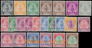 170138 - 1950 SG.128-148, Sultán Izzuddin, 1C-5$, kompletní včetn