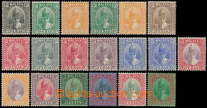 170139 - 1938 SG.103-121, Sultán Iskandar 1C-5$, kompletní a vzácn
