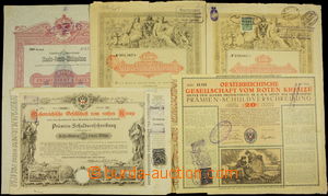 170245 - 1868-1916 RAKOUSKO-UHERSKO  sestava dlužních úpisů a pů