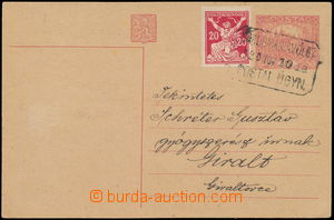 170293 - 1920 postal-agency SÁROS MARIÁVÖLGY, 920 Nov. 10., frame 