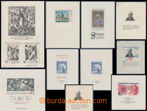 170347 - 1945-92 [COLLECTIONS]  PLATE PROOFS quite extraordinary and 