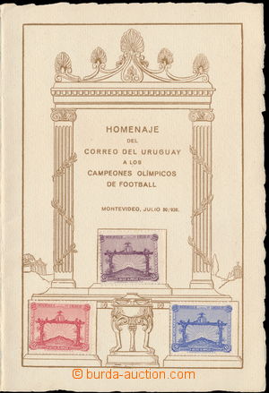 170388 - 1928-1930 Sc.388-390, Vítězství ve fotbale na OH 1924 a 1