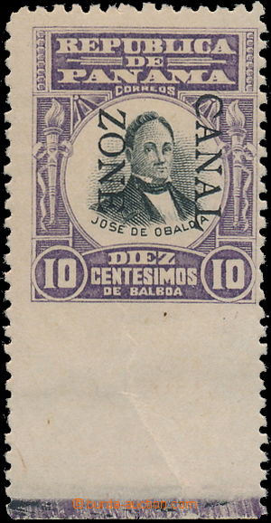 170427 - 1907 US ADMINISTRATION, Sc.26 var. J. Obaldia 10C black / vi