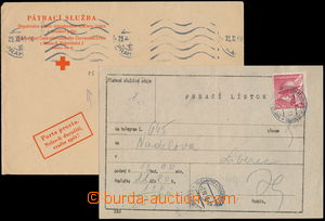 170451 - 1945-46 PÁTRACÍ SLUŽBA ČK obálka s přítiskem repatria