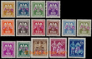 170487 - 1945 BOUZOV, Služební (II.) 30h-5K a série 5. výročí P