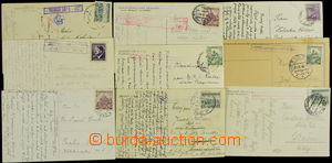 170495 - 1939-1941 sestava 10ks celistvostí s raz. různých poštov