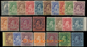 170518 - 1922-1928 SG.162-175, 176-186, 2 různé série Jiří V., 1