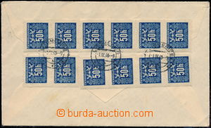 170527 - 1949 dopis vyfr. zn. Londýnské emise 6x 50h, Pof.393 po pl