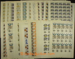 170547 - 1968-86 [SBÍRKY]   sestava 34ks různých archů, z toho 13