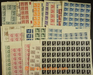 170551 - 1939-44 [COLLECTIONS]  COUNTER SHEET  selection of 27 pcs of
