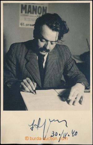 170572 - 1940 BURIAN Emil František (1904-1959), významný český 