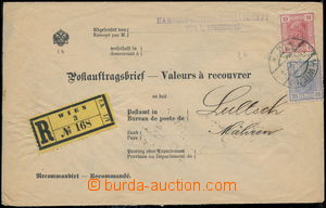 170586 - 1907 Postal letter (!) sent as Registered on printed matter 