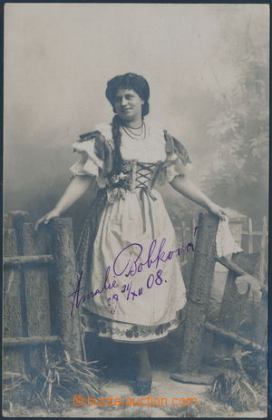 170598 - 1908 BOBKOVÁ Amálie (1874-1956), významná česká opern