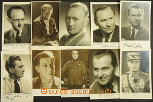 170631 - 1930-40 HERCI/  sestava 10 portrétních fotopohlednic a fot