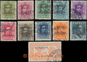 170659 - 1928 Mi.1-10, Spain postage stamps with Opt CORREOS/ ANDORRA