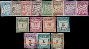 170664 - 1931-32 Mi.1-8, Postage due stamps 5c-3Fr, complete set, hin