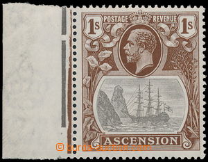 170705 - 1920-33 SG.18a, Jiří V. a znak Sv. Heleny 1Sh, s levým ok
