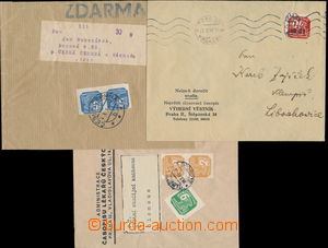 170746 - 1939-40 comp. 2 pcs of newspaper wrappers franked with. news