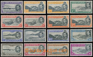 170749 - 1938-53 SG.38-47, George VI. - Motives; complete set of 16 s